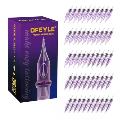 50Pcs Mixed Tattoo Cartridge Needles Set for Pen Machine Round Liner and Shader - Image 1 of 4