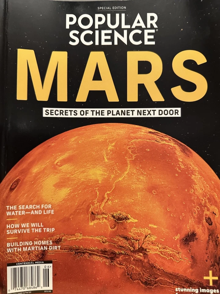Mars Secrets of the Planet Next Door Popular Science Magazine 2022 - Image 1 of 1