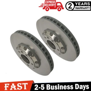 Front Pair LH & RH Disc Brake Rotors 380 mm Fit Porsche Cayenne 95535140161 - Picture 1 of 1