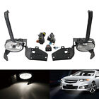 Front Fog Lights Lamps Replacement Kit & H11 Bulb For Honda Accord Inspire 08-12