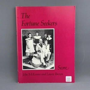 The Fortune Seekers Score J.Mckenna & L.Brown (Piano & Vocal Score) Sheet Music - Picture 1 of 4