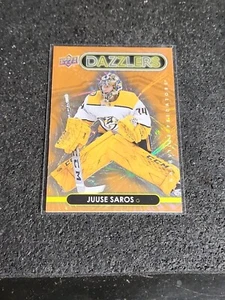 Juuse saros GOLD Dazzlers 2021-22 upper deck - Picture 1 of 2