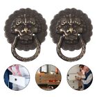 24 Pcs Cabinet Pull Retro Door Knobs Kitchen Lion Head Handle Decorate