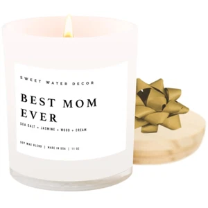 Best Mom Ever Candle - Mother'S Day Gifts for Mom, New Mom Gift, Spa Scented Mom - Picture 1 of 12