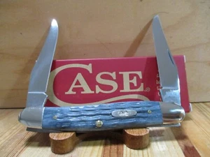NIB Case XX Pocket Worn Gray Bone Crandall Jig Muskrat Pocketknife (2025) -58418 - Picture 1 of 10