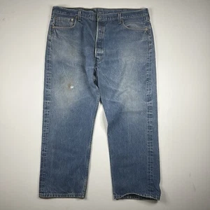 VINTAGE Levi's 501xx Jeans Mens 44x30 Blue Button Fly Y2K Made In USA - Bild 1 von 23
