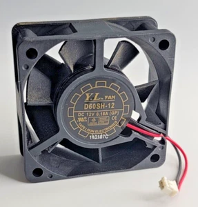 YL FAN D60SH-12 DC12V 0.18A 6025 6cm Cooling Fan - Picture 1 of 5