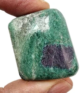 Piedra pulida cristal fucsita rubí Brasil 24,1 gramos - Imagen 1 de 2