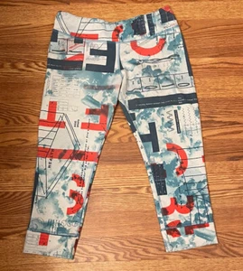 Reebok CrossFit Large Lux Science 3/4 Tights - Mineral Mist, L Tights, L Workout - Picture 1 of 5