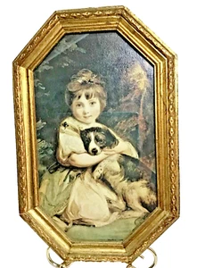 Vintage Ornate Gold Picture Framed Art Made In Italy Art Decor Gallery Wall - Picture 1 of 6
