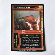 STORM THE WIRES THE TERMINATOR COLLECTIBLE CARD GAME *406 TCG CCG