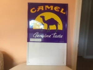 CAMEL COLLECTIBLE METAL SIGN (1994) 27x17. NEAR MINT. OUT OF CASE. SMALL DINGS. - Picture 1 of 6
