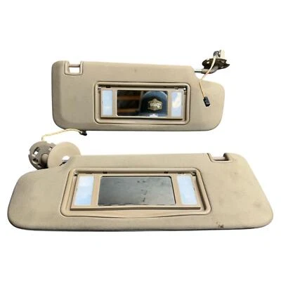 Chevy Malibu LTZ 3.6L LH Driver RH Passenger Sun Visors 2004 2005 08 09 10 11 12 - Изображение 1 из 4