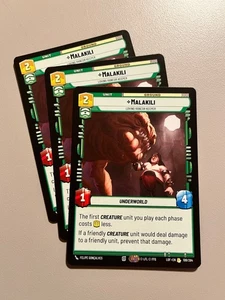 Juego Star Wars Unlimited LOF 108 Malakili Loving Rancor Keeper x3 - Imagen 1 de 1