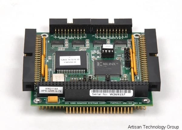 Diamond Systems Emerald-MM-DIO 4-Port RS-232 and 48 Digital I/O PC/104 Module - Image 1 of 1