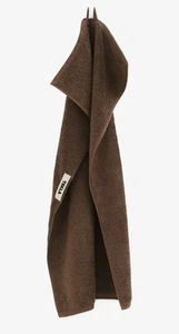 Tekla Brown Organic  Cotton Terry  Hand Towel 19 W 36 L Portugal  Hook Loop New - Picture 1 of 2