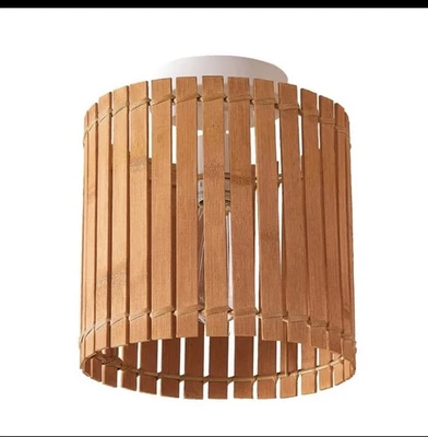 Globe Electric 91002757 Bali 9"W Semi-Flush Ceiling Fixture - White - Image 1 of 4