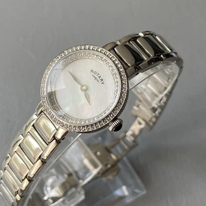 Ladies Genuine Rotary Mother Of Pear Crystals LB05085/41 Designer Watch - Picture 1 of 16