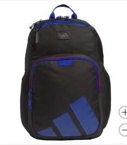 Adidas Boys Backpack Black,blue,red New With Tags - Picture 1 of 6