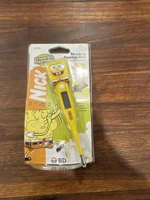 Bob Esponja Pantalones Cuadrados Termómetro Musical Digital Nuevo Sellado En Paquete 2005 Foto 1 de 2