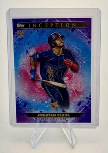2024 Topps Inception - Jonatan Clase #46 Purple /150 RC Toronto Blue Jays - Picture 1 of 2