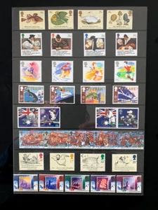 GREAT BRITAIN 1988 COMMEMORATIVE STAMPS YEAR SET MNH MINT 8 x SETS 34 x STAMPS - Picture 1 of 1