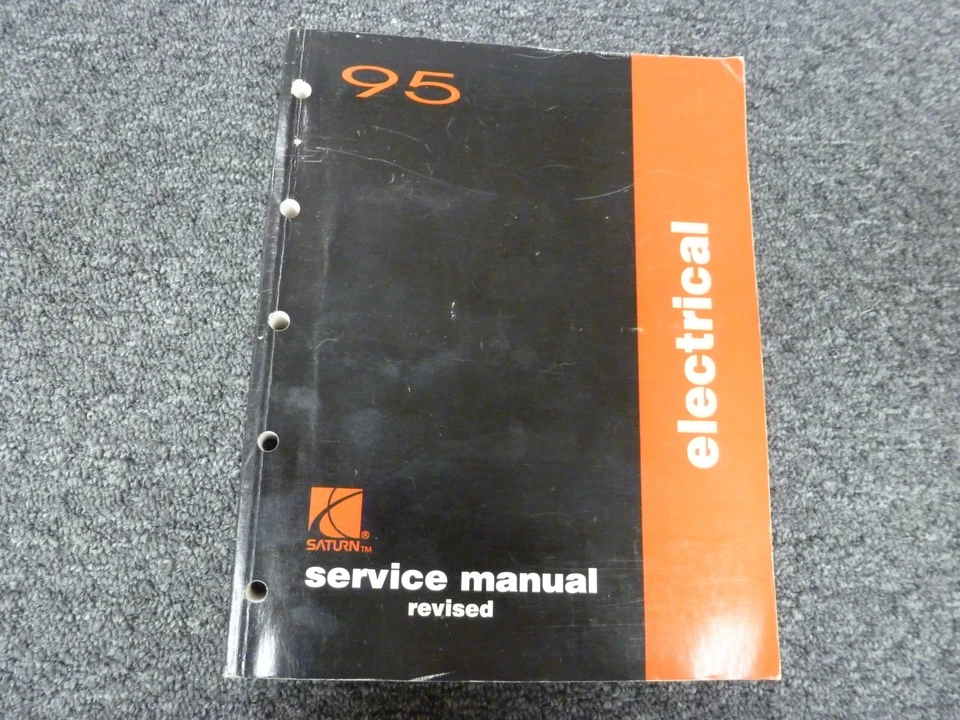 1995 Saturn SL SL1 SW1 SC1 SL2 SW2 SC2 Electrical Wiring Diagrams Service Manual - Image 1 of 1