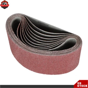 10 Piezas 4" × 24" Premium A/O, X-Weight 36 Grano Correas de Lijado EE. UU. - Imagen 1 de 12