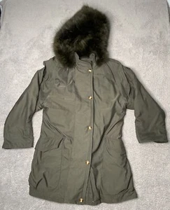 RARE Vtg Country Klassic Kemper Mens Snap Full Zip Removable Fur Hooded Jacket - Picture 1 of 18