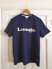 Lacoste Navy T-shirt Size 5 (Large) Regular Fit