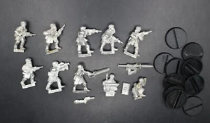 Warhammer 40K Imperial Guard Steel Legion Squad x10 Metal - Picture 1 of 4