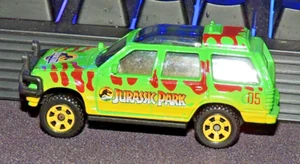 Matchbox Jurassic Park '93 Ford Explorer Green 1:64 MB1128 Mattel 2017 Diecast - Picture 1 of 6