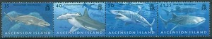 ascension ca 2008 requin baleine marteau mako griset sharks 4v strip mnh ** - Picture 1 of 1
