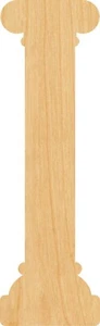 Greek Column Laser Cut Out Wood Shape Craft Supply - Woodcraft Cutout - Picture 1 of 1