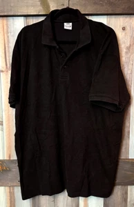 Pro Club Polo Black Collared Short Sleeve Cholo Shirt 3XL - Picture 1 of 3