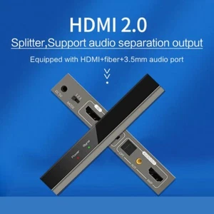 hdmi splittter 1 in 2 out audio extactor 7.1ch 5.1ch 4k to 1080p video Converter - Picture 1 of 15