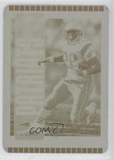 2005 Bowman Printing Plate Yellow 1/1 Corey Dillon #28 0a1