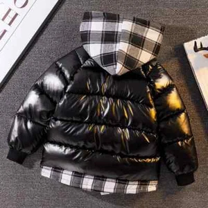 Children's Padded Jacket Boys Down Kids Winter Hooded Teenage Boys Thick Coat US - Picture 1 of 14
