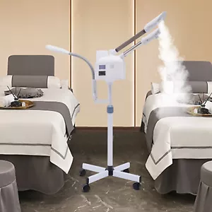 Professional 3 in 1 Facial Steamer LED Magnifying Lamp Face Skin Care Spa Beauty - Picture 1 of 21
