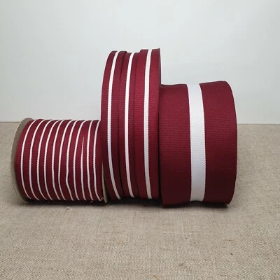 Ribbon country Latvian national flag baltic states red white red 10 15 20 70 mm - Image 1 of 4