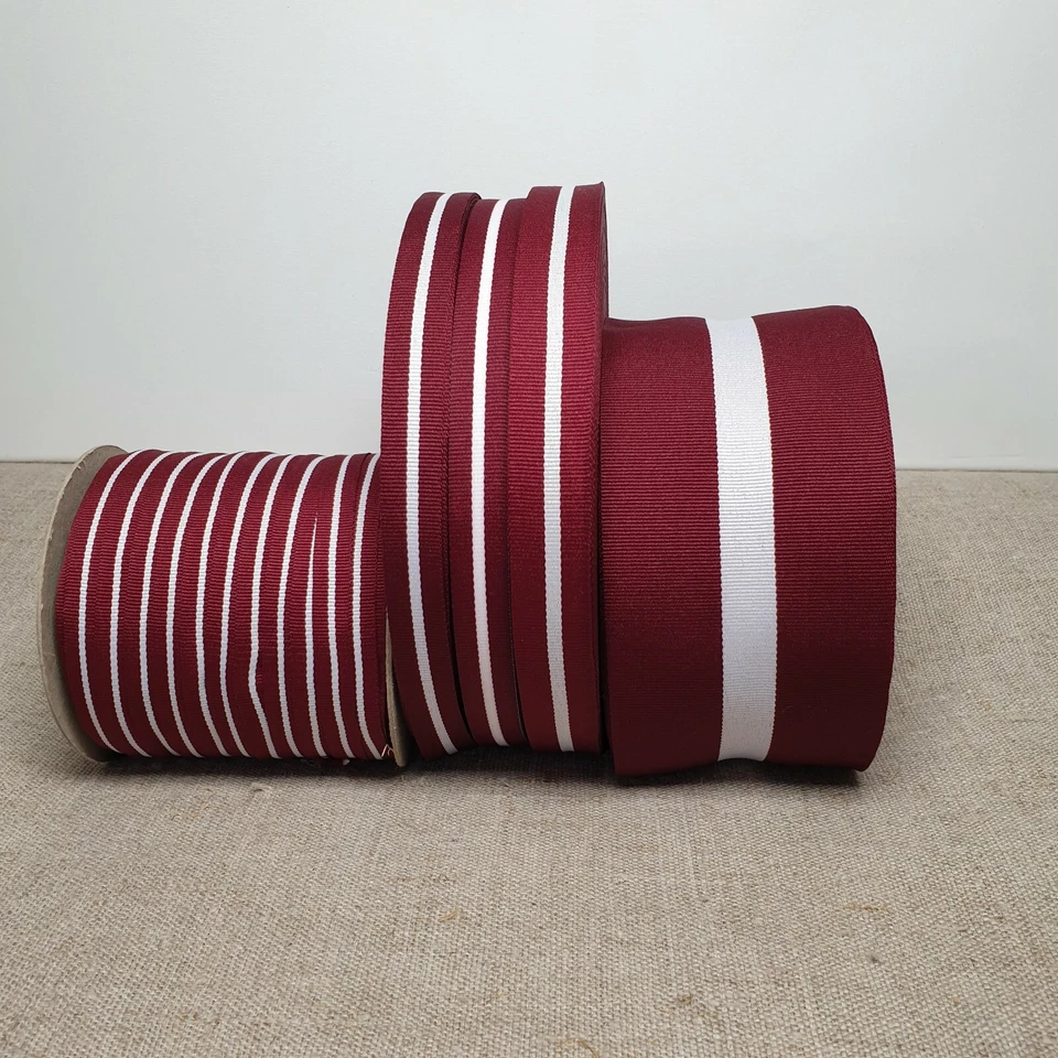 Ribbon country Latvian national flag baltic states red white red 10 15 20 70 mm - Image 1 of 4