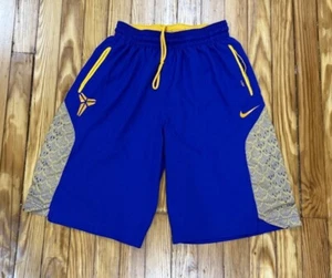 Kobe Bryant KB24 Nike Dri Fit Basketball Shorts Blue 451006-487 Mens Size Small - Picture 1 of 4