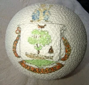 Glasgow City Arms Crested Carlton Ware Streichholzhalter Schottland Räuchermann - Bild 1 von 4