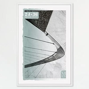 MCS Gallery Foundation Poster Frame, White, 24 x 36 in - Picture 1 of 6