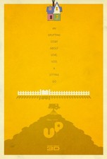 159220 UP - Pixar Cane Frederiskson Cartoon Movie Decor Wall Print Poster