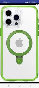 CASEKOO 360° Air Max Case for iPhone 15 Pro 6.1" - Lime Green - Picture 1 of 3