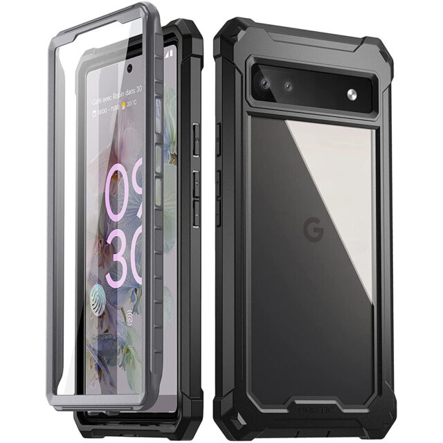 Funda para Google Pixel 7A, cuerpo completo, resistente, a prueba de  golpes, con correa de cordón, protector de pantalla de vidrio templado y  cubierta