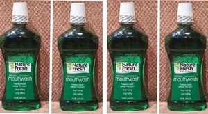 4 Packs Nature Fresh Mouthwash Natural Spearmint Freshens Breath Without  24 OZ - Picture 1 of 6