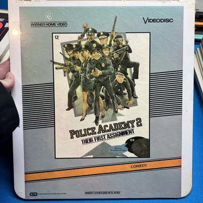 Police Academy 2 ced video disc Steve Gutenberg Bubba Smith David Warner Sealed! - Image 1 of 4