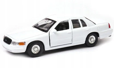 Welly 1999 Ford Crown Victoria Blanco 1:34 1:39 Escalas 4,5 pulgadas Diecast Car - Imagen 1 de 3
